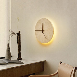 Celako™ Soltra Wall Light | Yellow Travertine Living Room Lighting