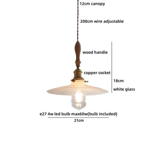 Celako™ Opalum Pendant Light | Glass Dining Room Lighting