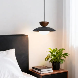 Celako™ Lapideous Pendant Light | Black Travertine Nordic Minimalism Bedroom Lighting