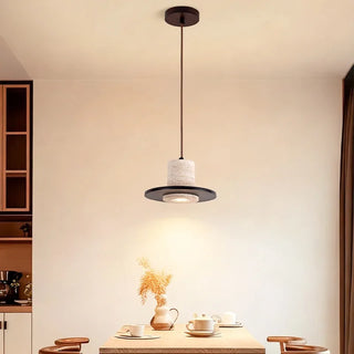 Celako™ Aurepietra Pendant Light | Yellow Travertine Living Room Lighting