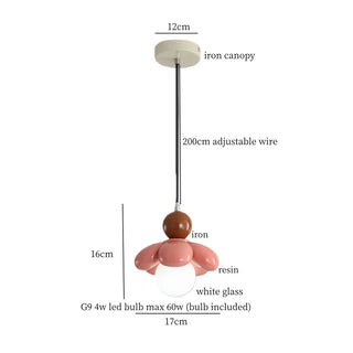 Celako™ Calyxa Pendant Light | Resin Nordic Minimalism Bedroom Lighting