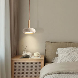 Celako™ Tivano Pendant Light | Yellow Travertine Bedroom Lighting