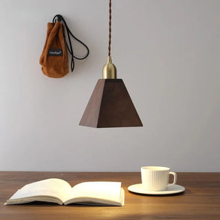 Celako™ Sylvan Pendant Light | Wood Mid Century Modern Bedroom Lighting