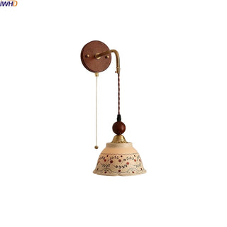 Celako™ Faience Wall Light | Ceramic Living Room Lighting