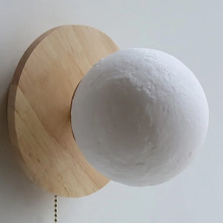 Celako™ Vitria Wall Light | Walnut Wood Bedroom Lighting
