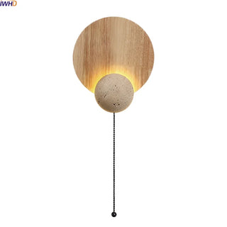 Celako™ Tavine Wall Light | Yellow Travertine Bedroom Lighting