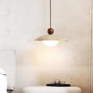Celako™ Pietura Pendant Light | Yellow Travertine Vintage Wabi Sabi Dining Room Lighting