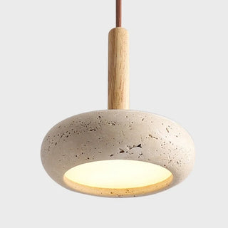 Celako™ Tivano Pendant Light | Yellow Travertine Bedroom Lighting