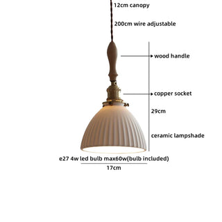 Celako™ Vellum Pendant Light | Polished Copper Dining Room Lighting