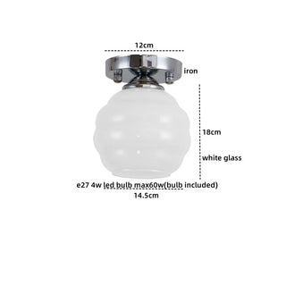 Celako™ Opella Ceiling Light | Glass Iron Dining Room Lighting