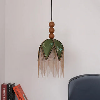 Celako™ Filato Pendant Light | Cloth Tassel Mid Century Modern Bedroom Lighting