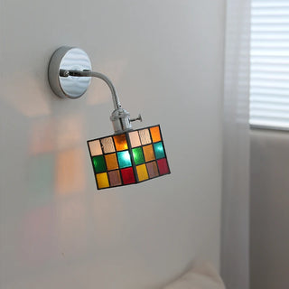 Celako™ Lucerne Wall Light | Stained Glass Bedside Lighting