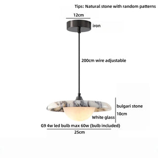 Celako™ Albora Pendant Light | Glass Dining Room Lighting