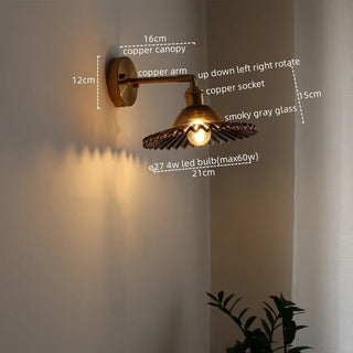 Celako™ Aokiri Wall Light | Green Glass Living Room Lighting