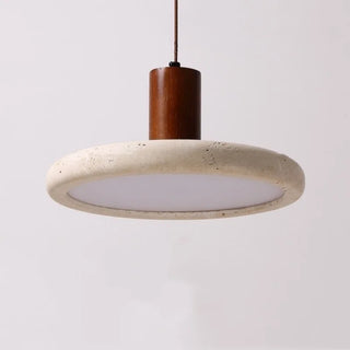 Celako™ Auresco Pendant Light | Yellow Travertine Mid Century Modern