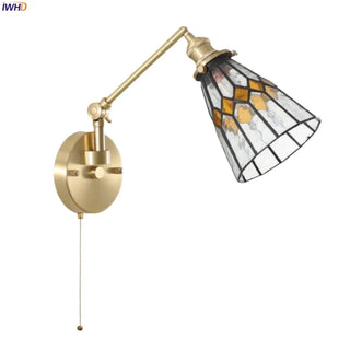 Celako™ Vitraza Wall Light | Tiffany Glass Stone Kitchen Island Lighting