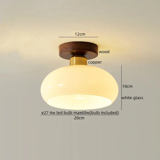 Celako™ Verelle Ceiling Light | Clear Glass Bedroom Lighting
