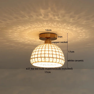 Celako™ Arcello Ceiling Light | Ceramic Dining Room Lighting