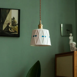 Celako™ Porzena Pendant Light | White Ceramic Kitchen Island Lighting