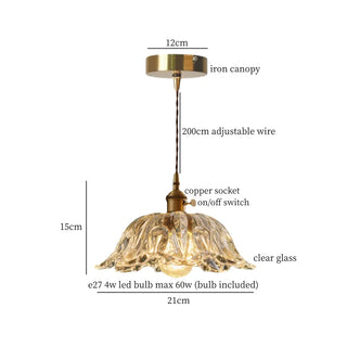 Celako™ Aurevasi Pendant Light | Glass Japan Wabi Sabi Living Room Lighting