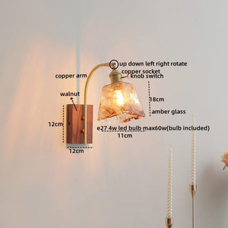 Celako™ Karumi Wall Light | Ceramic Bedroom Lighting
