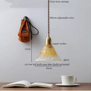 Celako™ Alverre Pendant Light | Glass Living Room Lighting