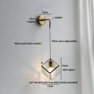 Celako™ Vitrona Wall Light | Copper Living Room Lighting