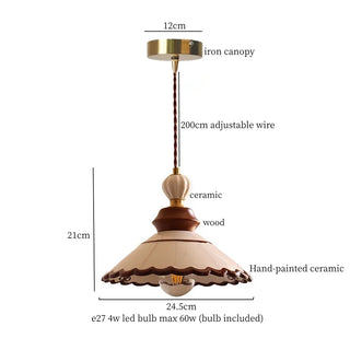 Celako™ Glazera Pendant Light | Ceramic Kitchen Island Lighting