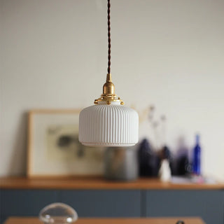 Celako™ Shirotae Pendant Light | Ceramic Japan Wabi Sabi Kitchen Island Lighting