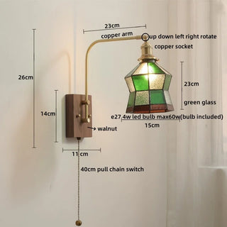 Celako™ Vitura Wall Light | Glass Bedroom Lighting