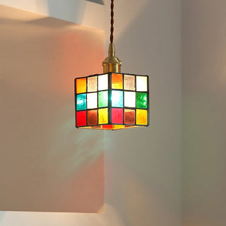 Celako™ Vitrail Pendant Light | Glass Dining Room Lighting