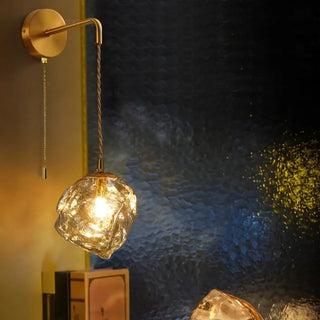 Celako™ Molena Wall Light | Glass Bedroom Lighting