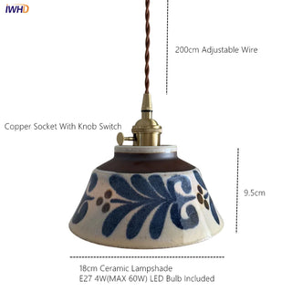 Celako™ Arcilla Pendant Light | Ceramic Dining Room Lighting