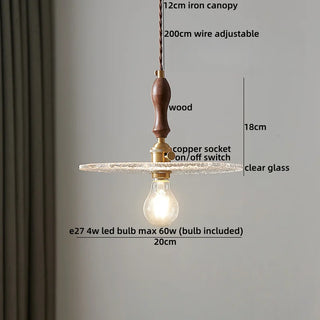 Celako™ Ambrita Pendant Light | Glass Living Room Lighting
