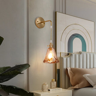 Celako™ Aurivo Wall Light | Copper Glass Living Room Lighting