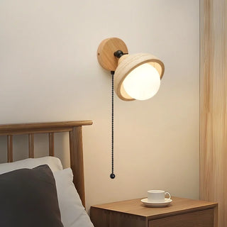 Celako™ Kivora Wall Light | Yellow Travertine Bedroom Lighting