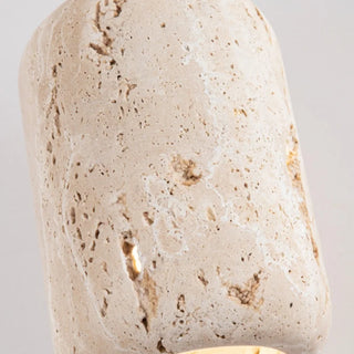 Celako™ Travertino Pendant Light | Yellow Travertine Kitchen Island Lighting