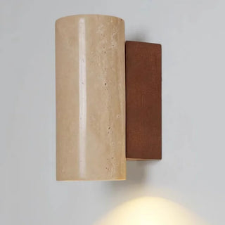 Celako™ Tavrin Wall Light | Yellow Travertine Japan Style