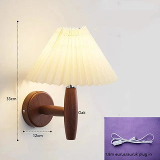 Celako™ Komorebi Wall Light | Wood Bedside Lighting