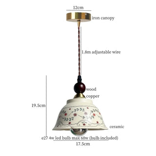 Celako™ Floramic Pendant Light | Ceramic Kitchen Island Lighting