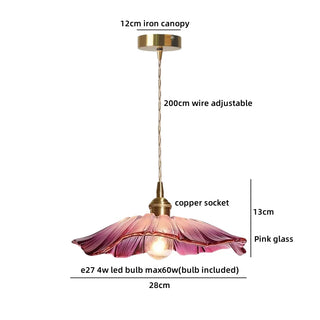 Celako™ Petalum Pendant Light | Glass Dining Room Lighting