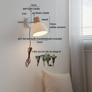 Celako™ Ceranox Wall Light | Ceramic Bedroom Lighting