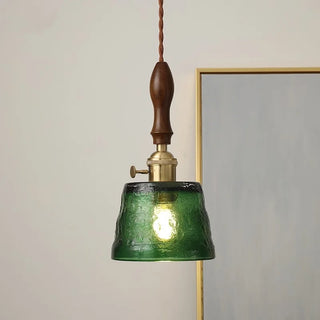 Celako™ Cuvoria Pendant Light | Copper Glass Bedroom Lighting