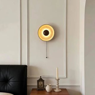 Celako™ Tevrin Wall Light | Yellow Travertine Vintage