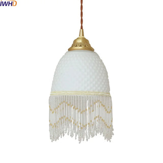 Celako™ Tasella Pendant Light | Glass Bedroom Lighting