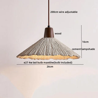 Celako™ Cendro Pendant Light | Cement Bedroom Lighting