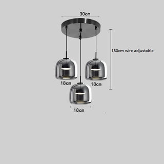 Celako™ Vireo Pendant Light | Glass Dining Room Lighting
