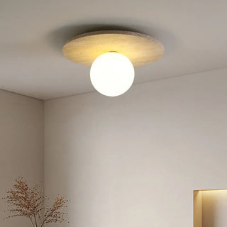 Celako™ Calvoro Ceiling Light | Yellow Travertine Modern Style