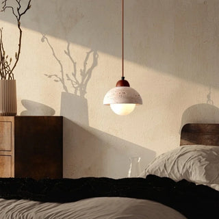 Celako™ Porenzo Pendant Light | Yellow Travertine Japan Style