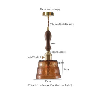 Celako™ Prismara Pendant Light | Glass Bedroom Lighting